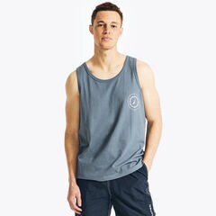N83 GRAPHIC TANK,Cobalt Wave,large