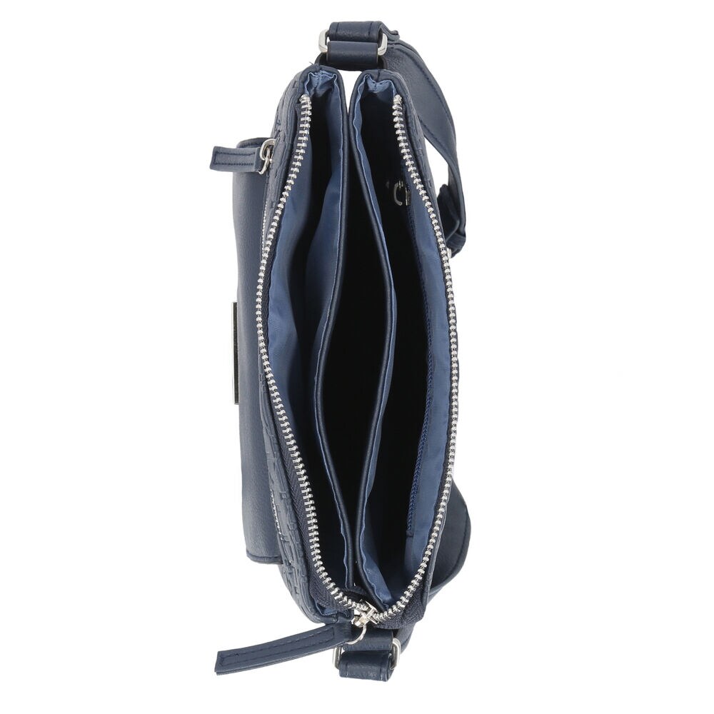DELRAY KEY LARGO CROSSBODY BAG,Workshirt Blue,large