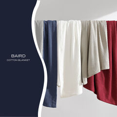 Baird Red Full/Queen Blanket,Pink Shrimp,large