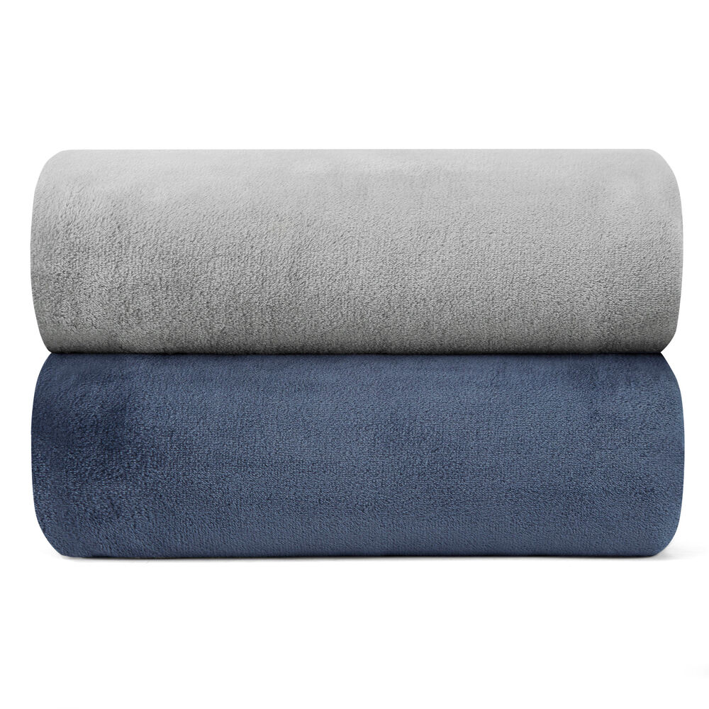 SOLID THROW BLANKET,Deep Dive Wash,large