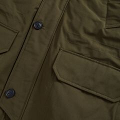 SUSTAINABLY CRAFTED TEMPASPHERE  COLORBLOCK PARKA,Olive,large