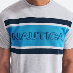 NAVTECH SUSTAINABLY CRAFTED LOGO T-SHIRT,Grey Heather,large