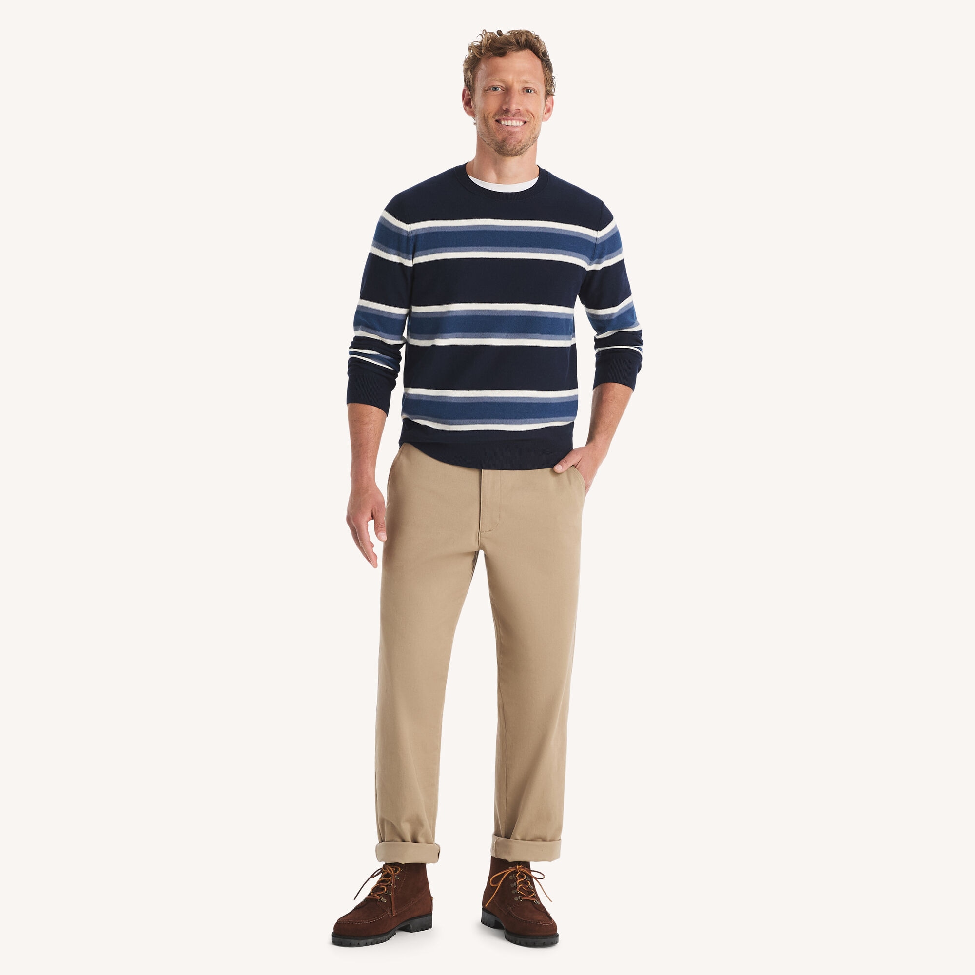 Classic Fit Deck Pant,True Khaki,large