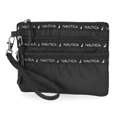 NYLON LOGO WRISTLET,Black,large