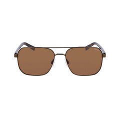 STYLE CAPTAIN NAVIGATOR SQUARE SUNGLASSES,Dark Brown,large