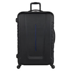 Vernon Bay Hardside Spinner Luggage in Black/Cobalt,True Black,large
