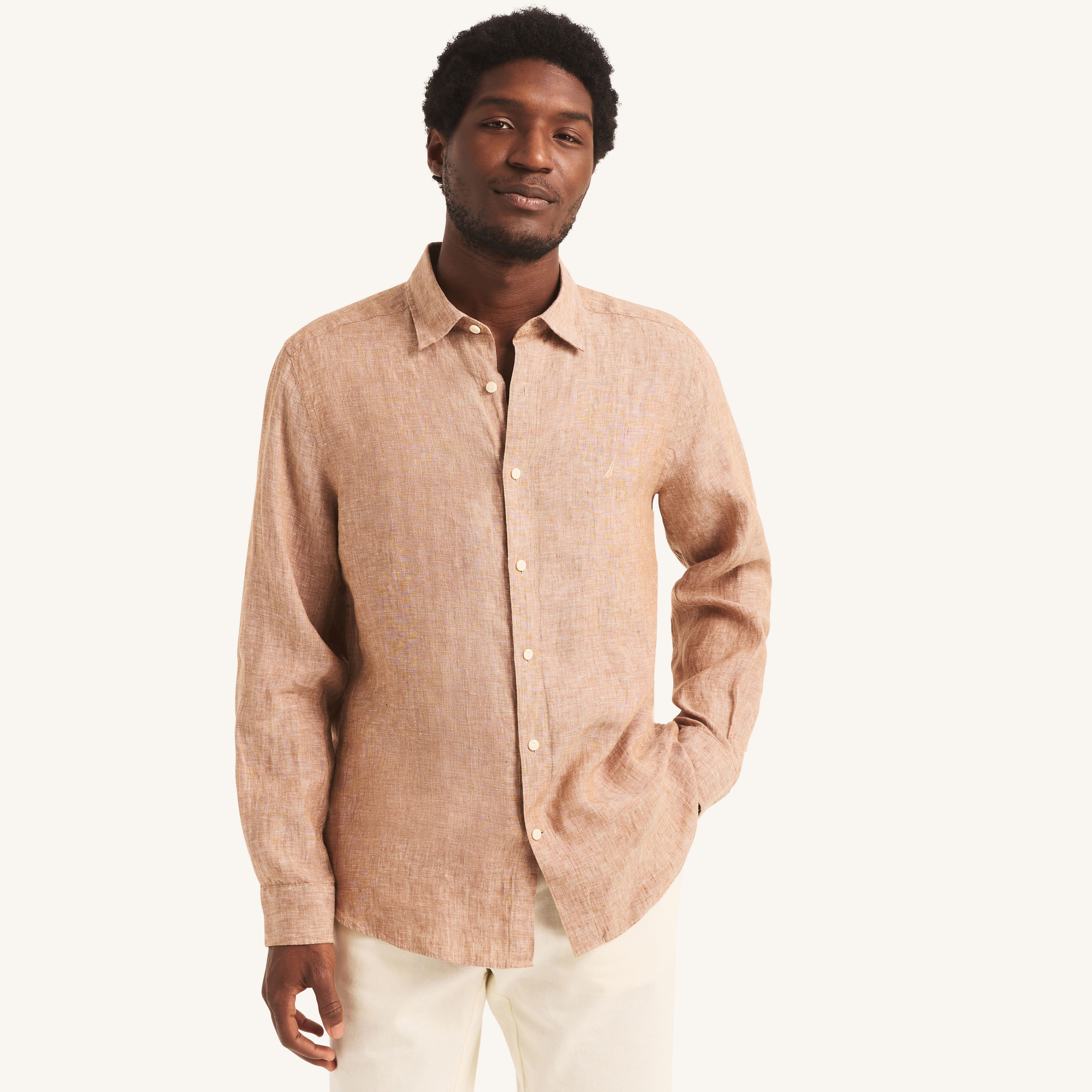 nautica men's long sleeve shirts