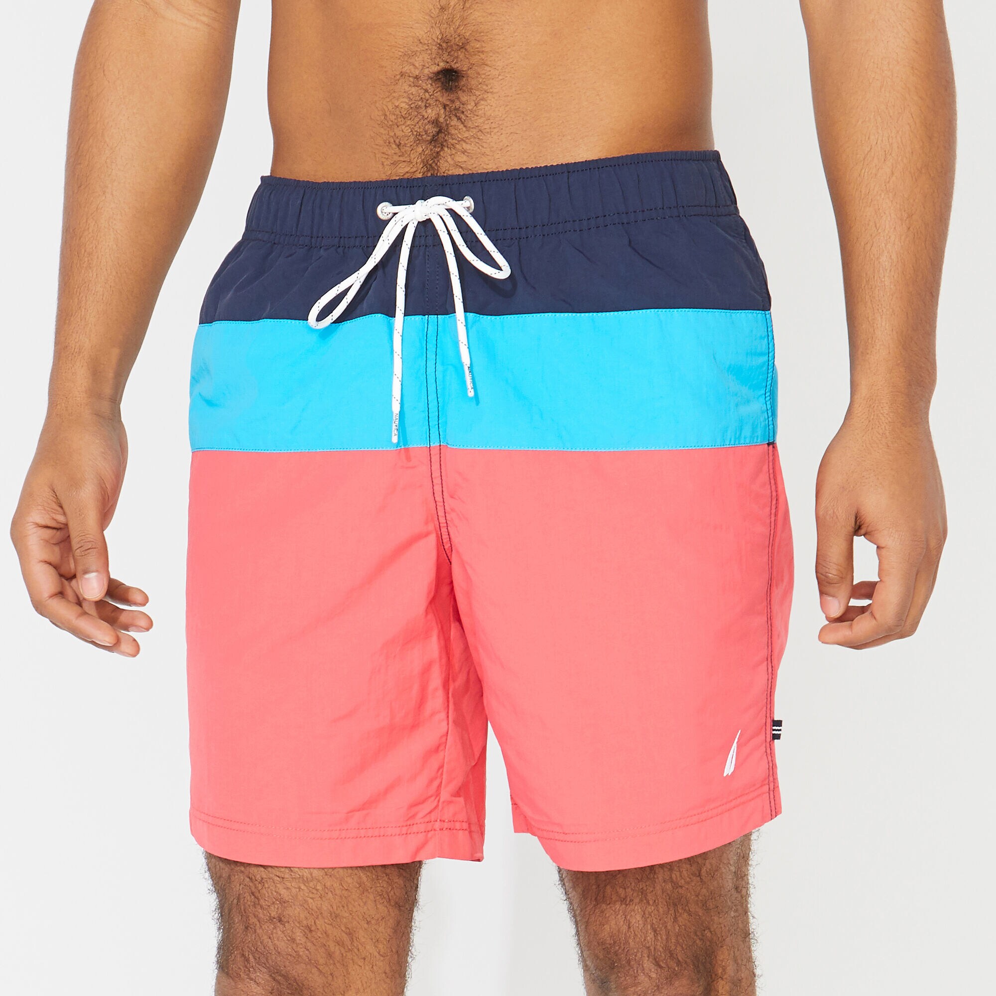 8" COLORBLOCK QUICK-DRY SWIM,Melonberry,large