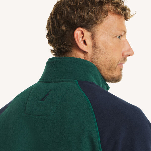 Nautex Fleece Colorblock Half-Zip Pullover