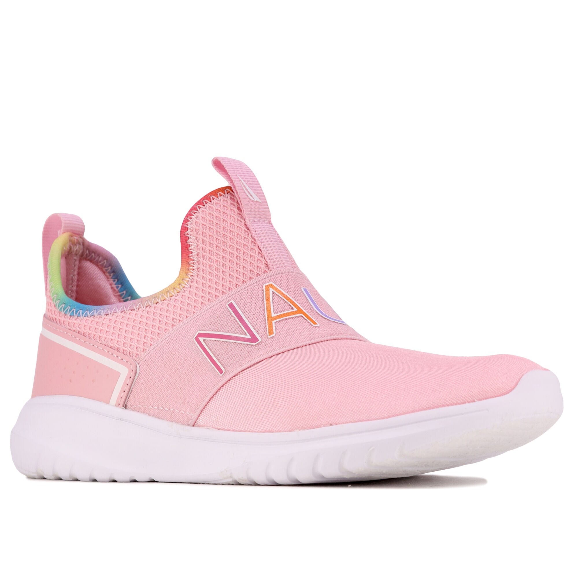 GIRLS' LOGO-STRAP SNEAKER,Reckoning Red,large