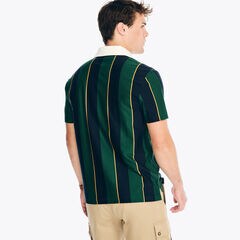 Classic Fit Rugby Polo Shirt,Cosmic Fern,large