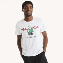 Polar Bear Graphic T-Shirt,Bright White,large