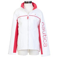 Girls' brand icon Jacket (8-16),Sail White,large