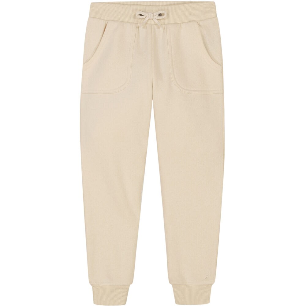 Toddler Girls' Fleece Pork Chop Jogger (2T-4T),Raw Umber,large