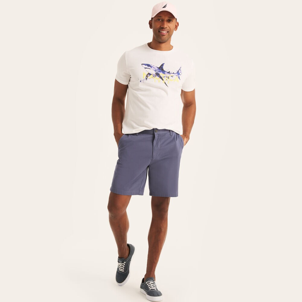 Shark Week x Nautica Graphic T-Shirt,Bright White,large