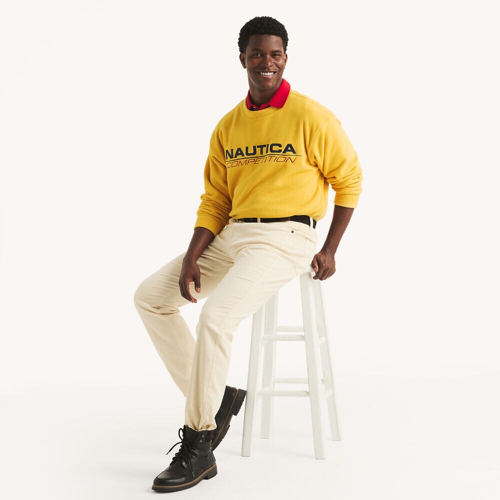 Competition '90's Reissue Polar Fleece Sweatshirt,Empire Gold,large