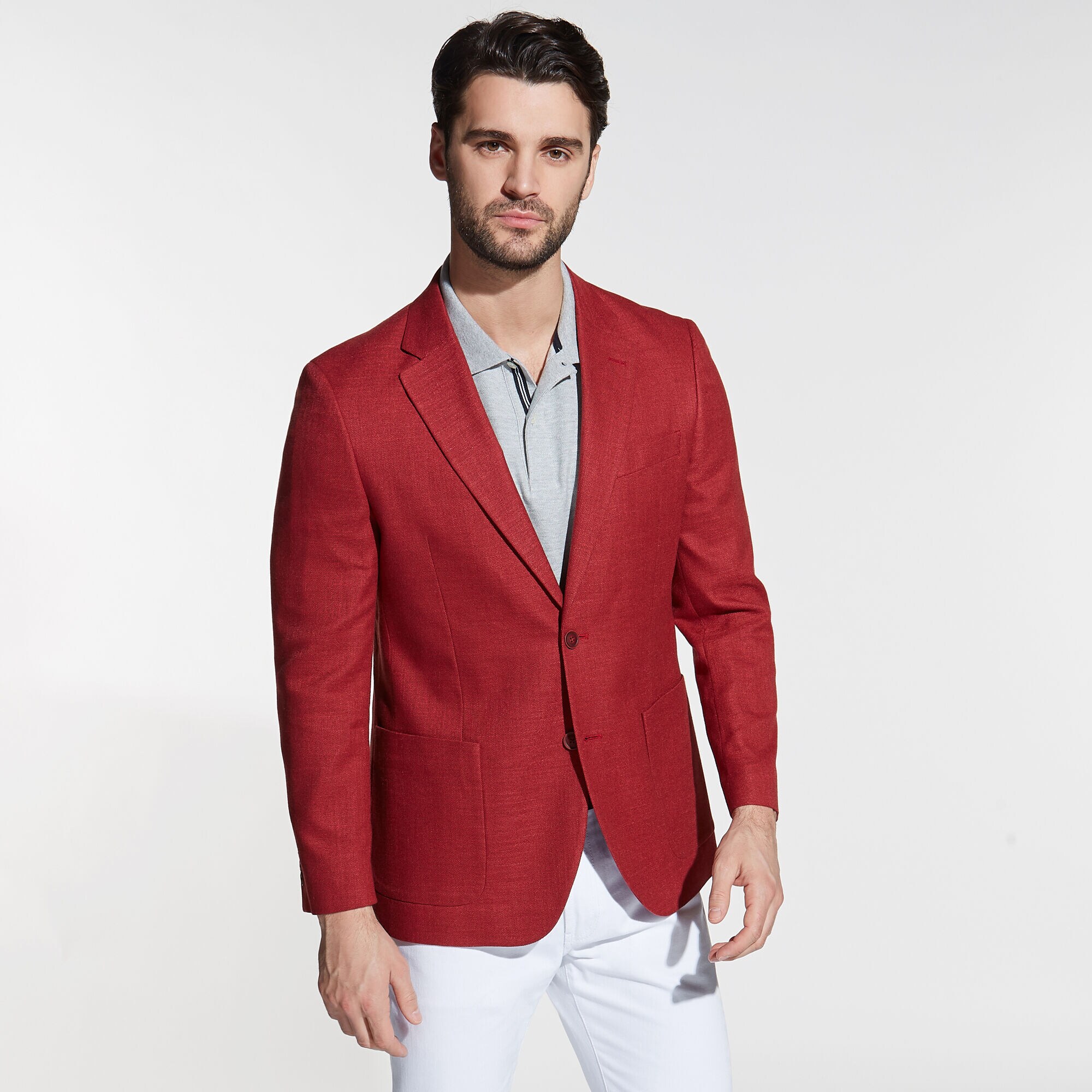Jensen Jacket in Red,Glory Red,large