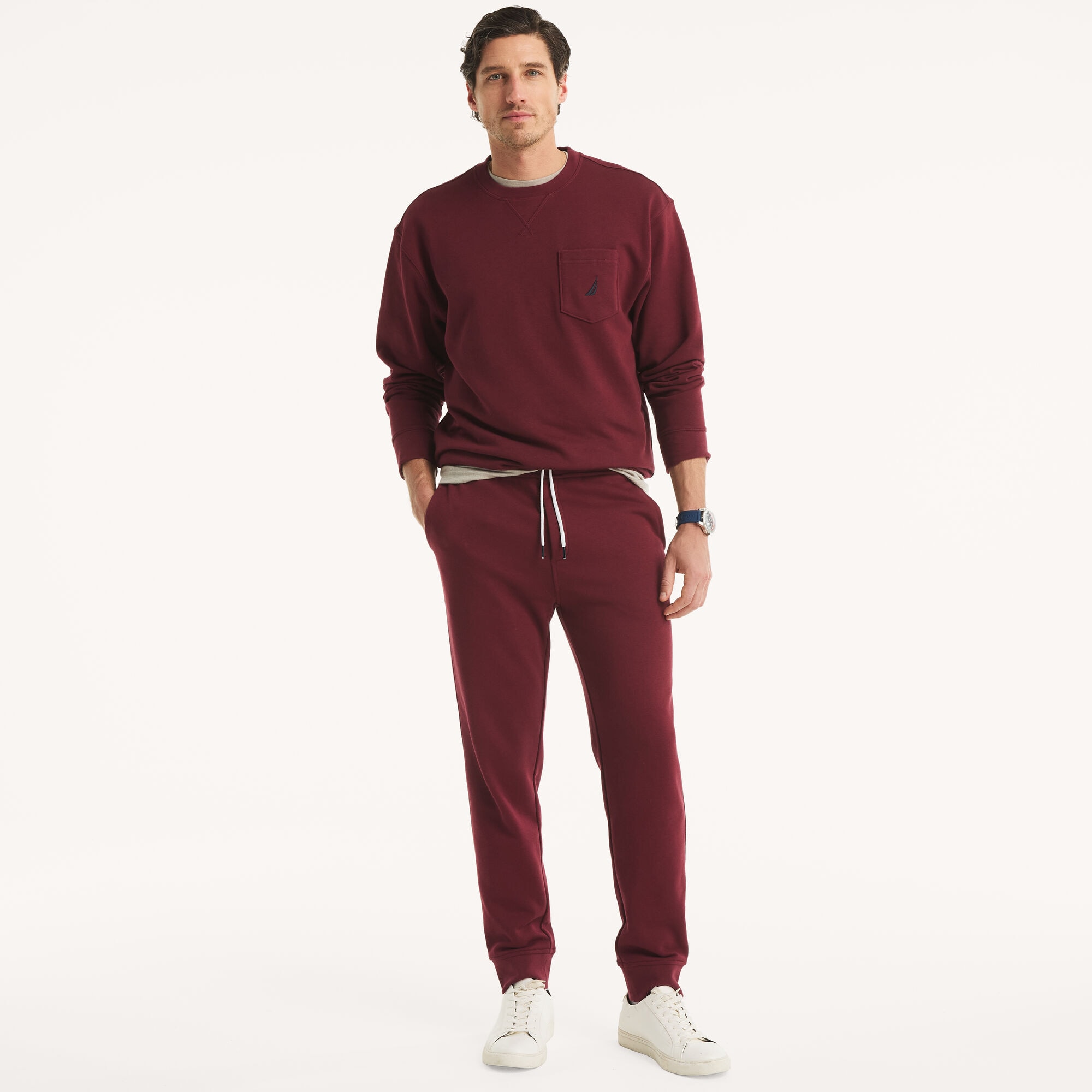 Fleece Jogger,Zinfandel,large