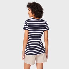 STRIPE BRAND ICON T-SHIRT,Stellar Blue Heather,large