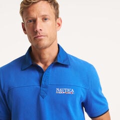 Classic Fit Polo,Bolt Blue,large