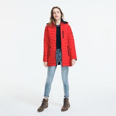 LIGHTWEIGHT QUILTED COAT,Tomales Red,large