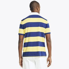 CLASSIC FIT STRIPED POLO,French Vanilla,large