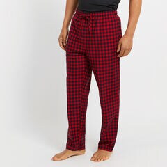 Fleece Gingham Pajama Pants,Nautica Red,large