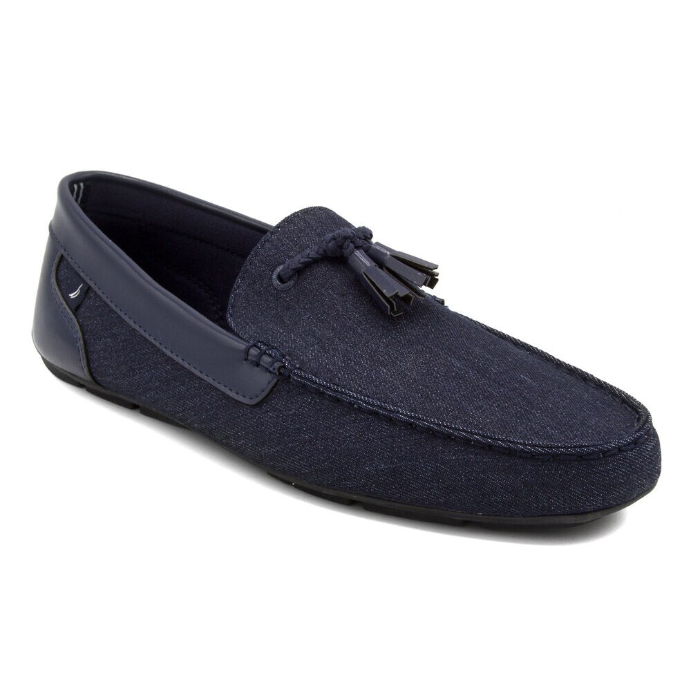 Weldin Denim Slip-On Loafers,Navy Dusk,large