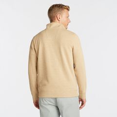 BRAND ICON QUARTER-ZIP PULLOVER,Camel Heather,large