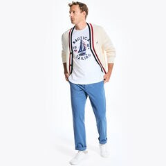Sailing Club Graphic T-Shirt,Bright White,large