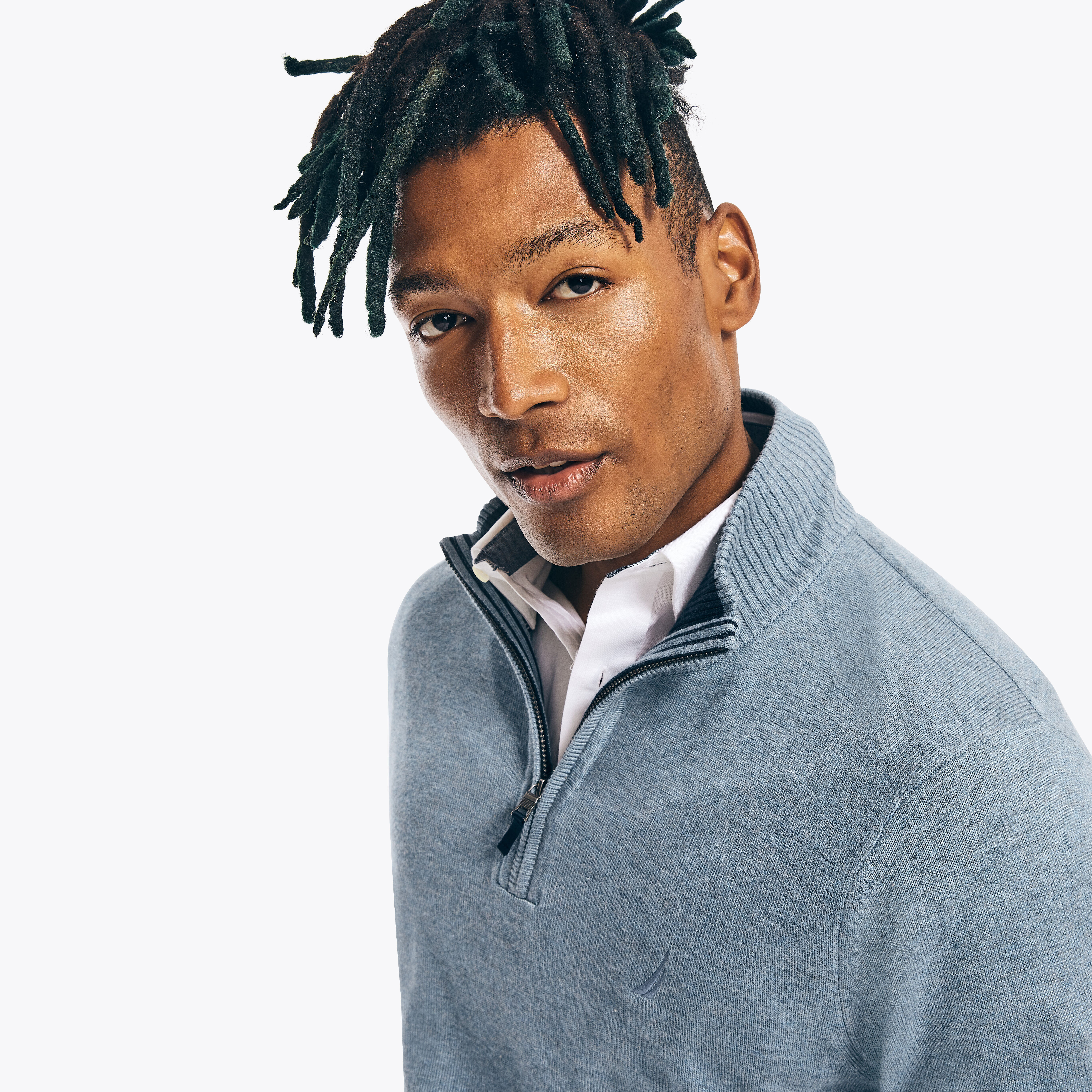 QUARTER-ZIP SWEATER | Nautica