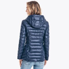 REVERSIBLE HOODED PUFFER,Stellar Blue Heather,large
