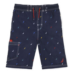 Boys' Shaun brand icon Swim Trunks,Aquadream,large