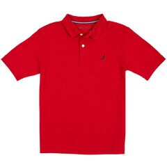 Little Boys' Stretch Polo Shirt (4-7),Dark Acacia,large