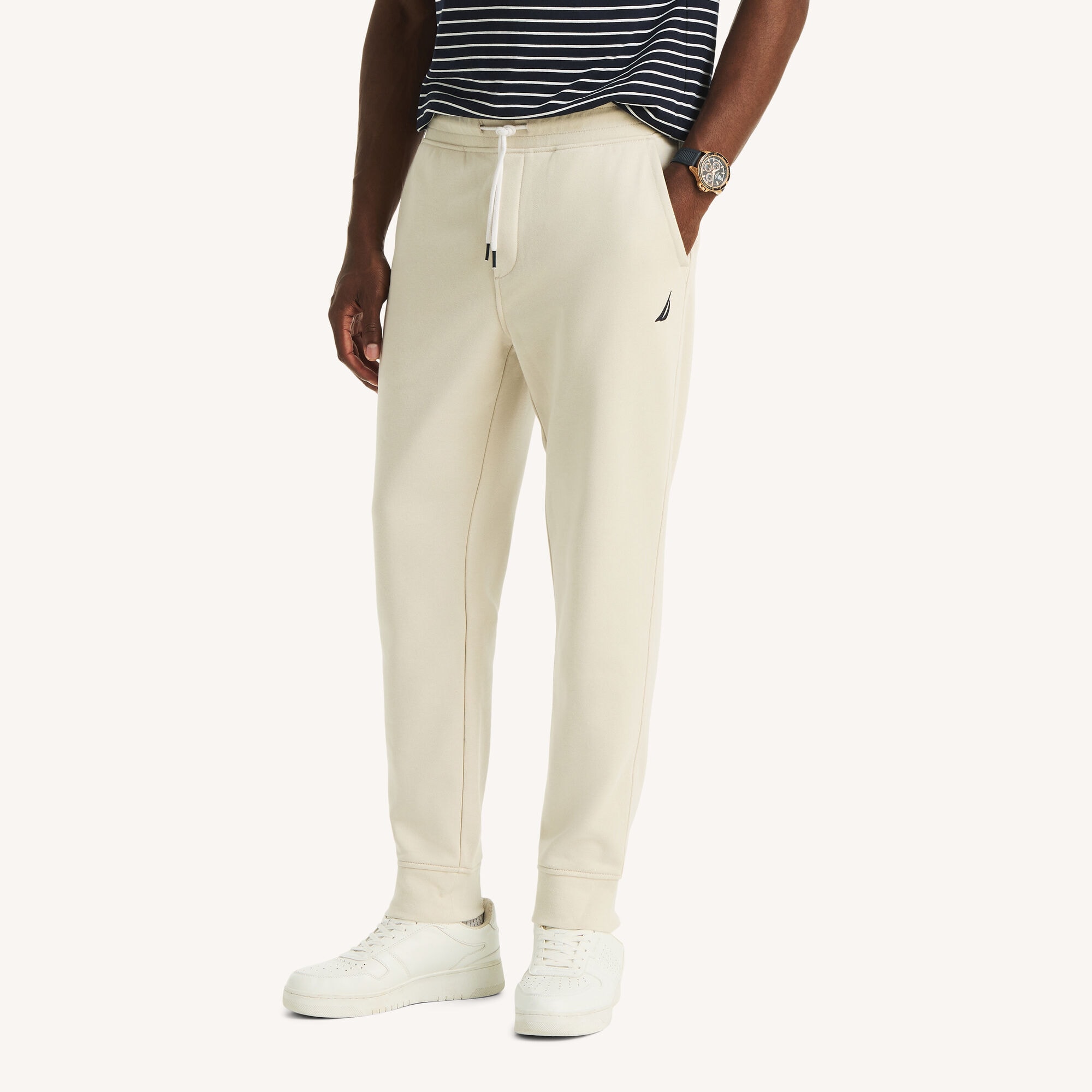 Fleece Jogger,Nautica Stone,large