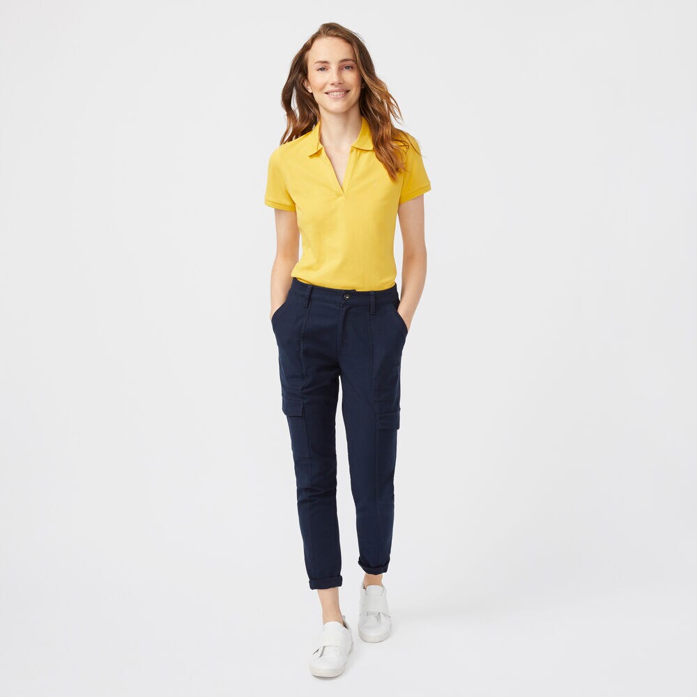 SKINNY UTILITY TWILL PANT,Stellar Blue Heather,large