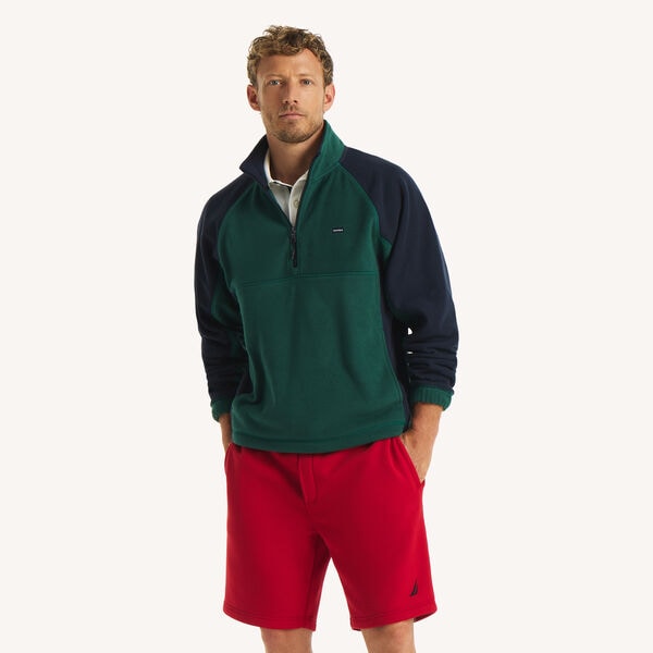 Nautex Fleece Colorblock Half-Zip Pullover
