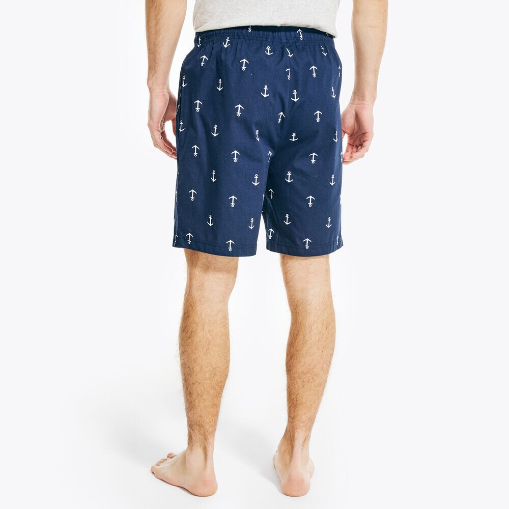 ANCHOR PRINT SLEEP SHORT,Peacoat,large