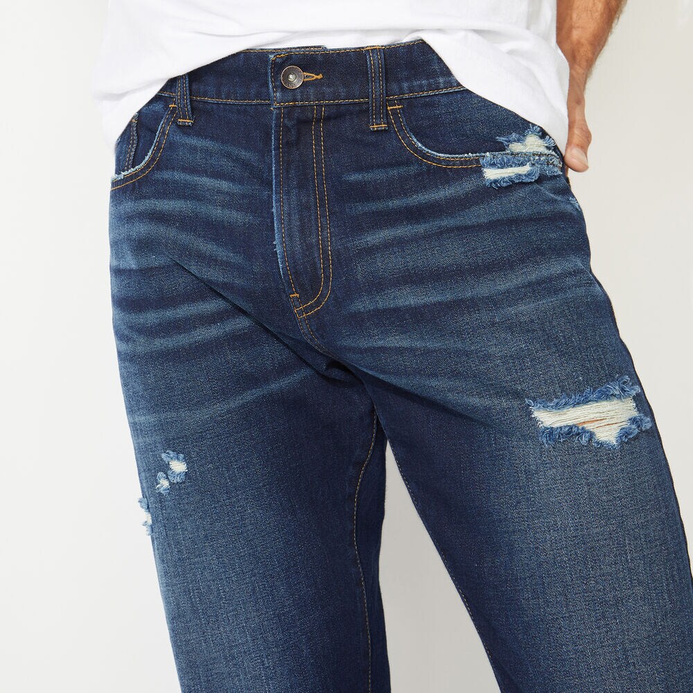 NAUTICA JEANS CO. ORIGINAL RELAXED FIT DENIM IN HATCH BLUE,Crest Blue,large