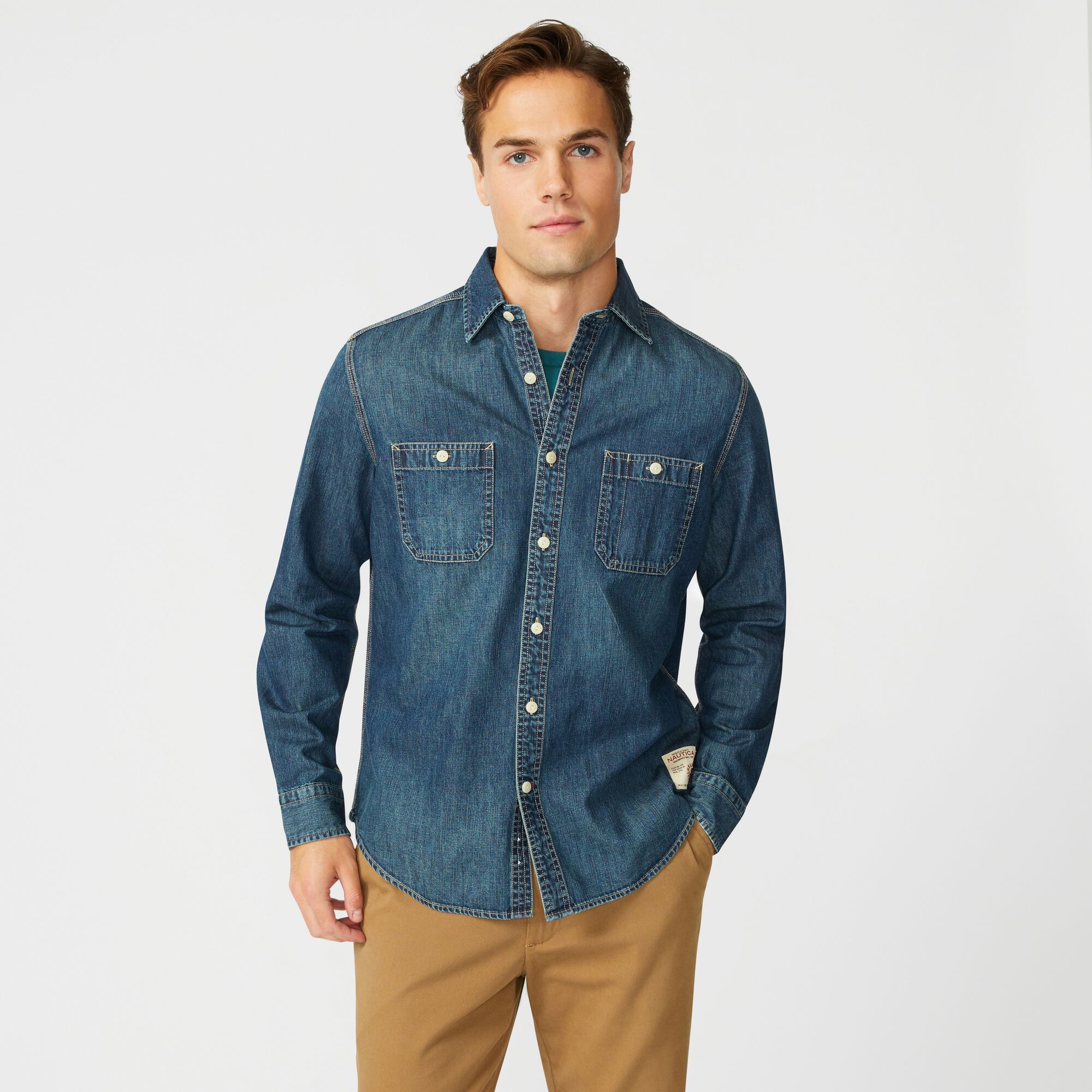 BIG & TALL DENIM SHIRT