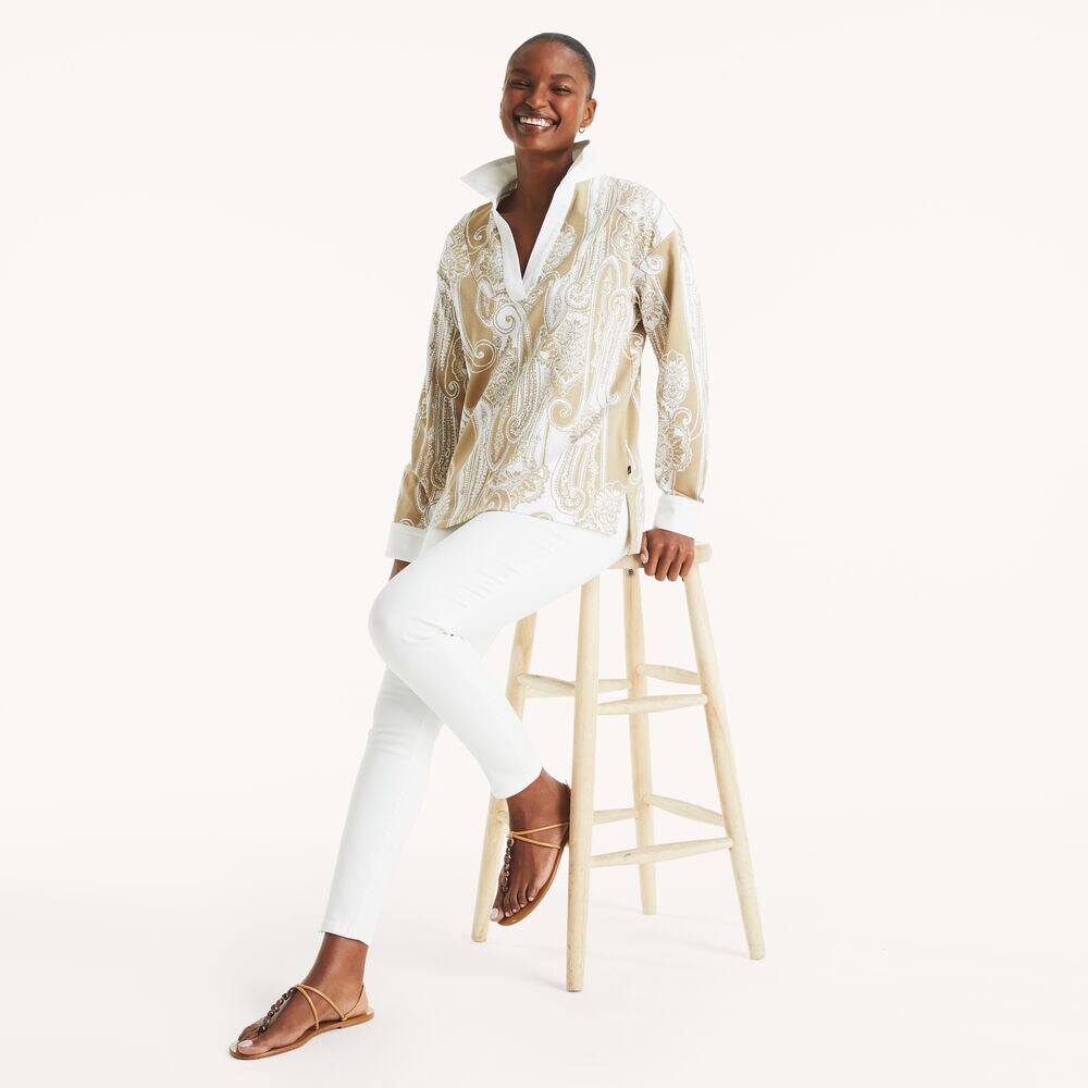 Mid-Rise Skinny Denim,Bright White,large