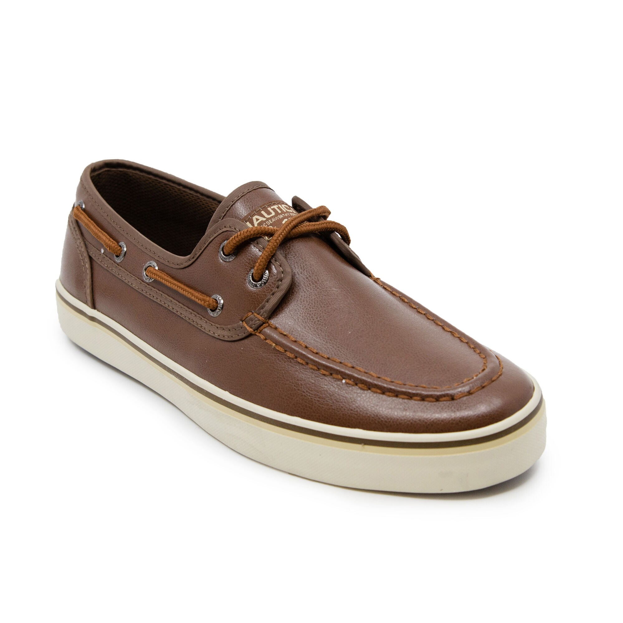BRAND ICON BOAT SHOE,Military Tan,large