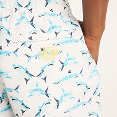 Shark Week x Nautica 6" Swim,Bright White,large