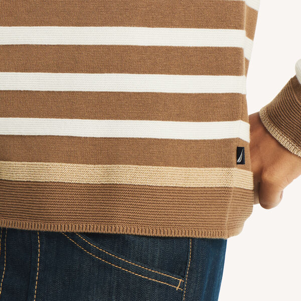 Striped Boatneck Sweater