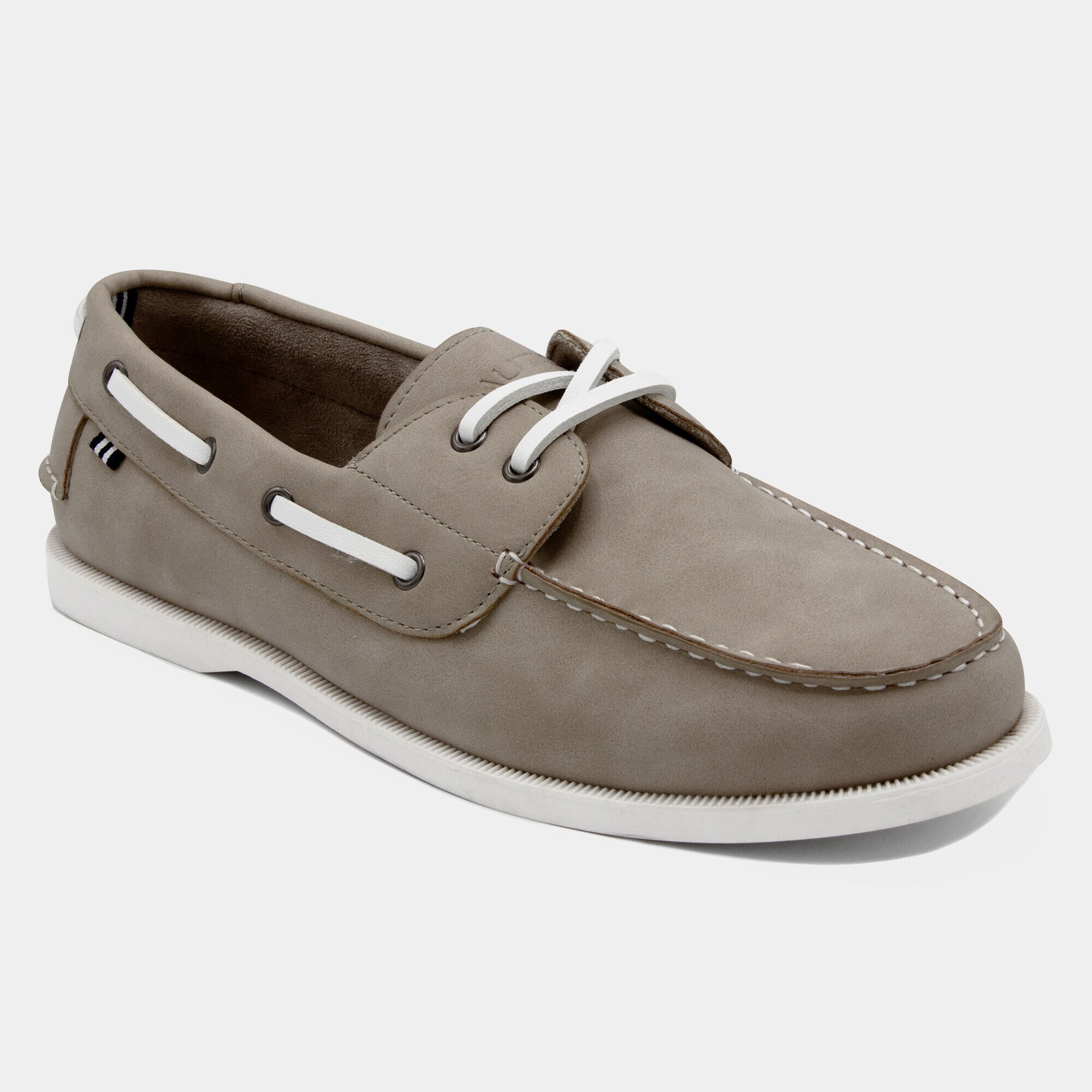 Nueltin 2 Boat Shoe in Light Grey,Light Grey,large