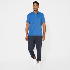 BIG & TALL STRETCH MESH POLO,True Navy,large