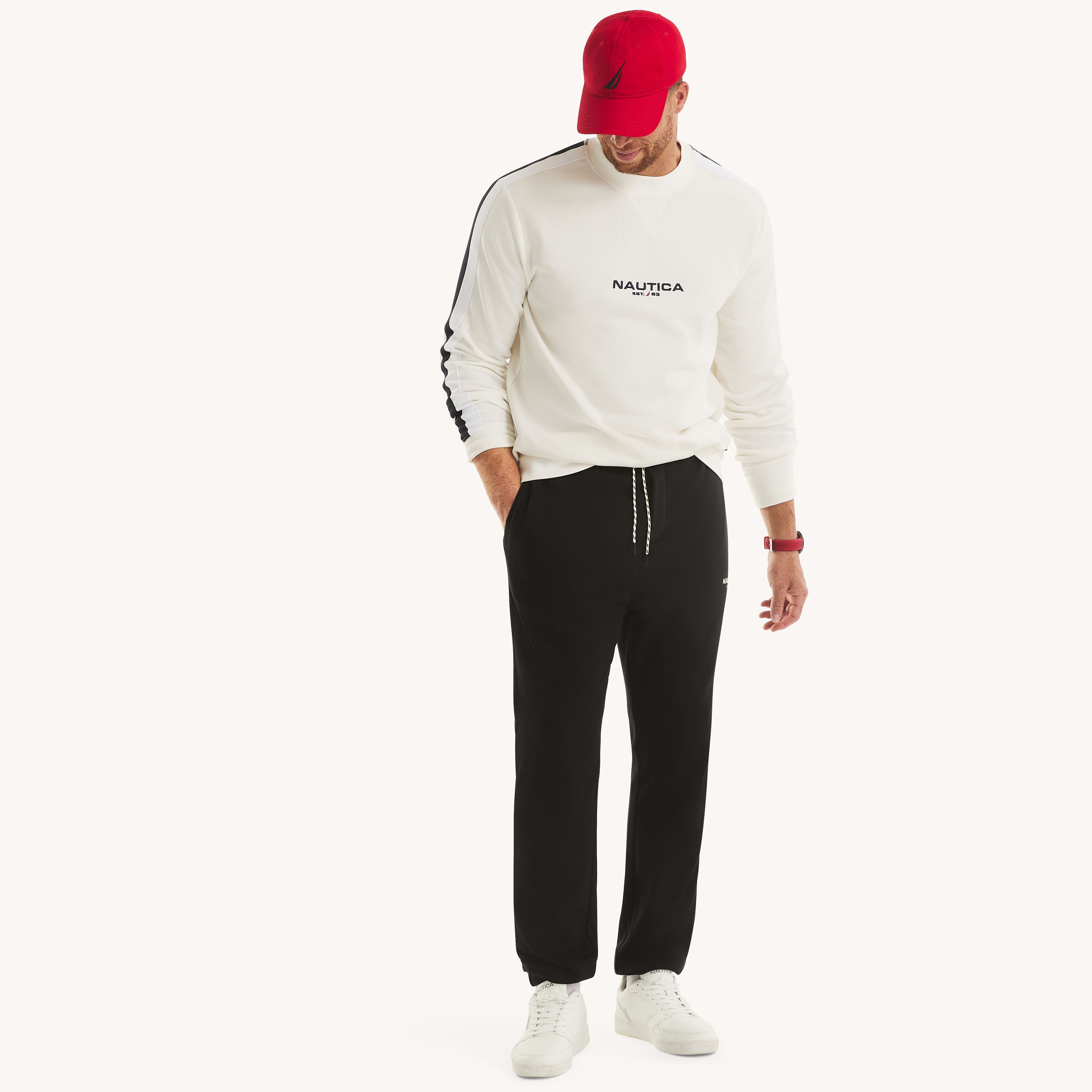 Big & Tall Fleece Crewneck Sweatshirt | Nautica