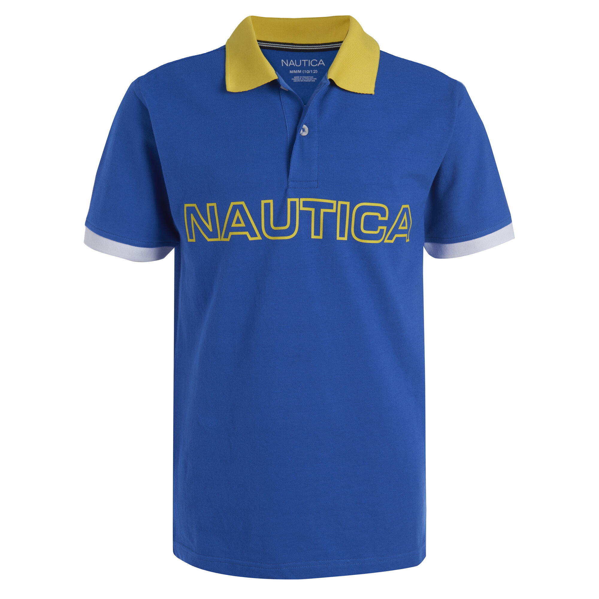 BOYS' RAY MULTICOLOR LOGO POLO (8-20),True Navy,large