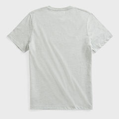 FLAG LOGO GRAPHIC T-SHIRT,Grey Heather,large