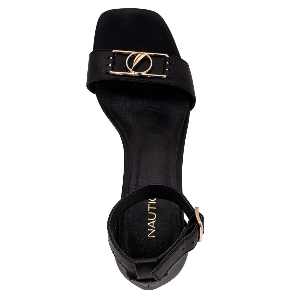Block Heel Sandal,Black,large